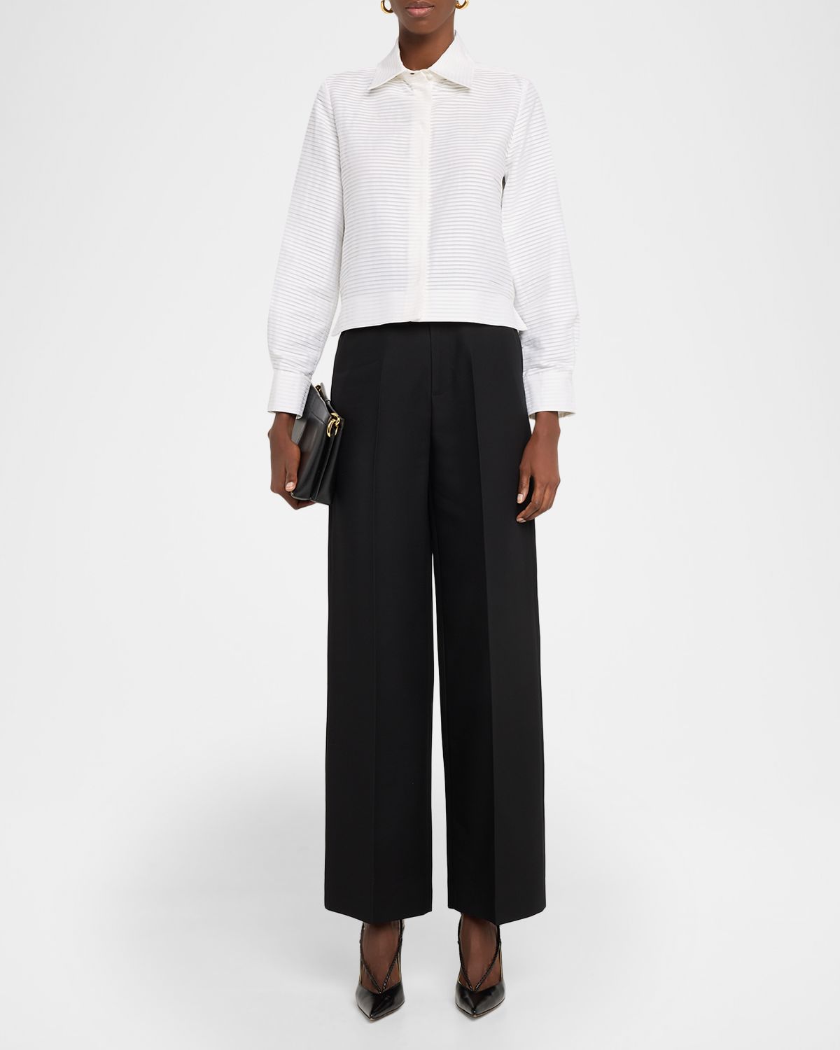 Dice Kayek High-Rise Wide-Leg Pants