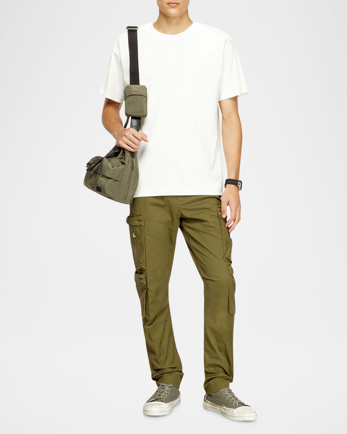 Diesel Men 's T-Norm-Int Cotton Jersey T-Shirt