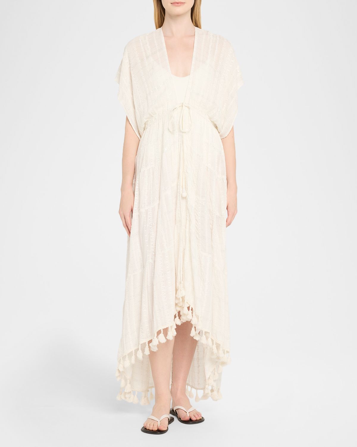 Ramy Brook Addaline Embroidered Coverup Dress