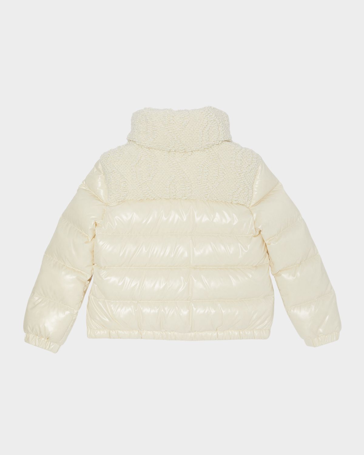 Moncler Girl 's Dima TexturedYoke Down Jacket