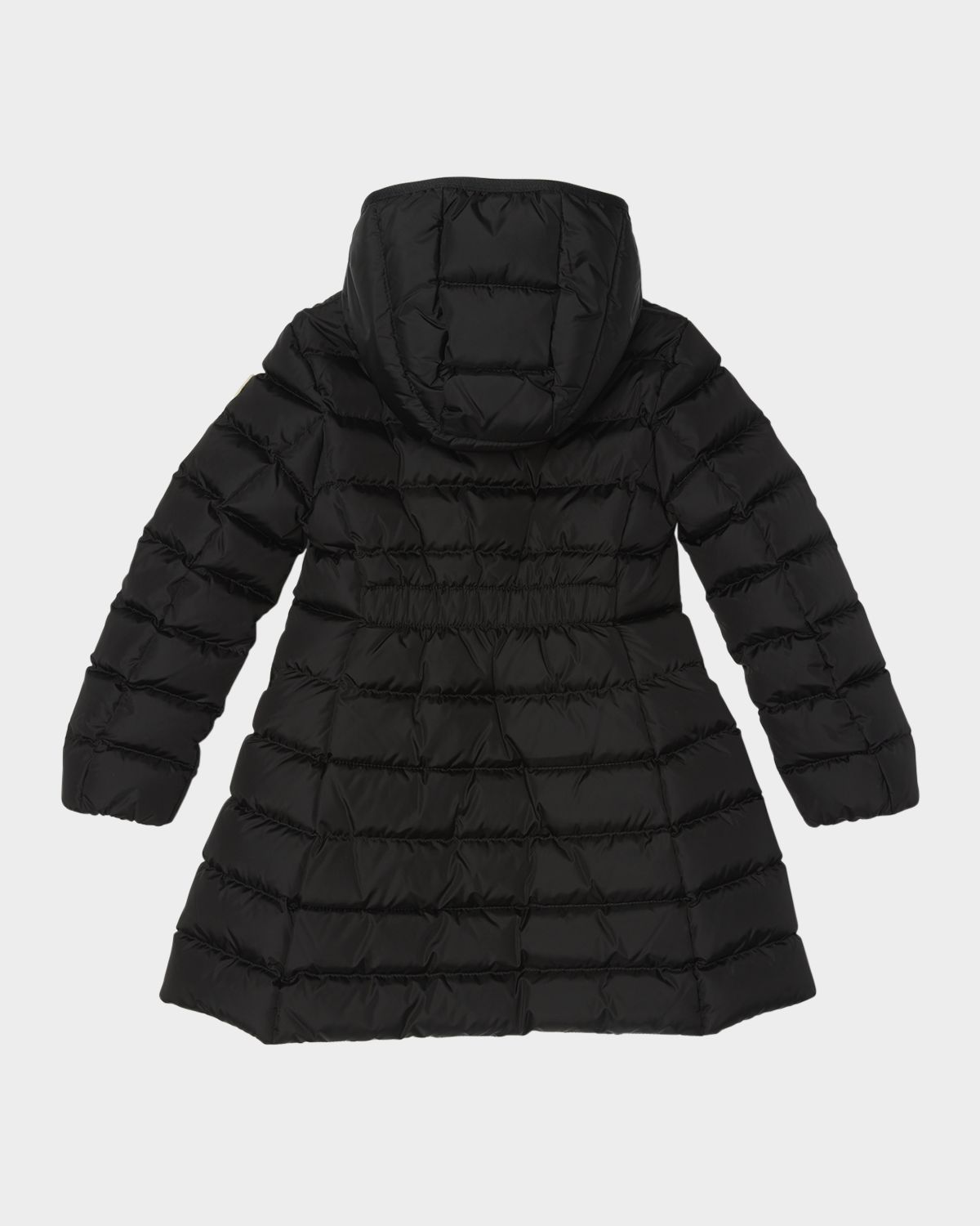 Moncler Girl 's Charpal Hooded Long Down Coat