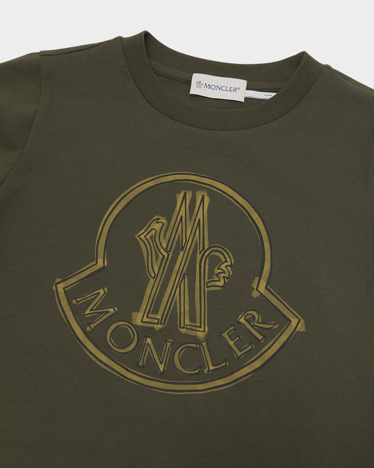 Moncler Boy 's Logo-Print Short-Sleeve T-Shirt