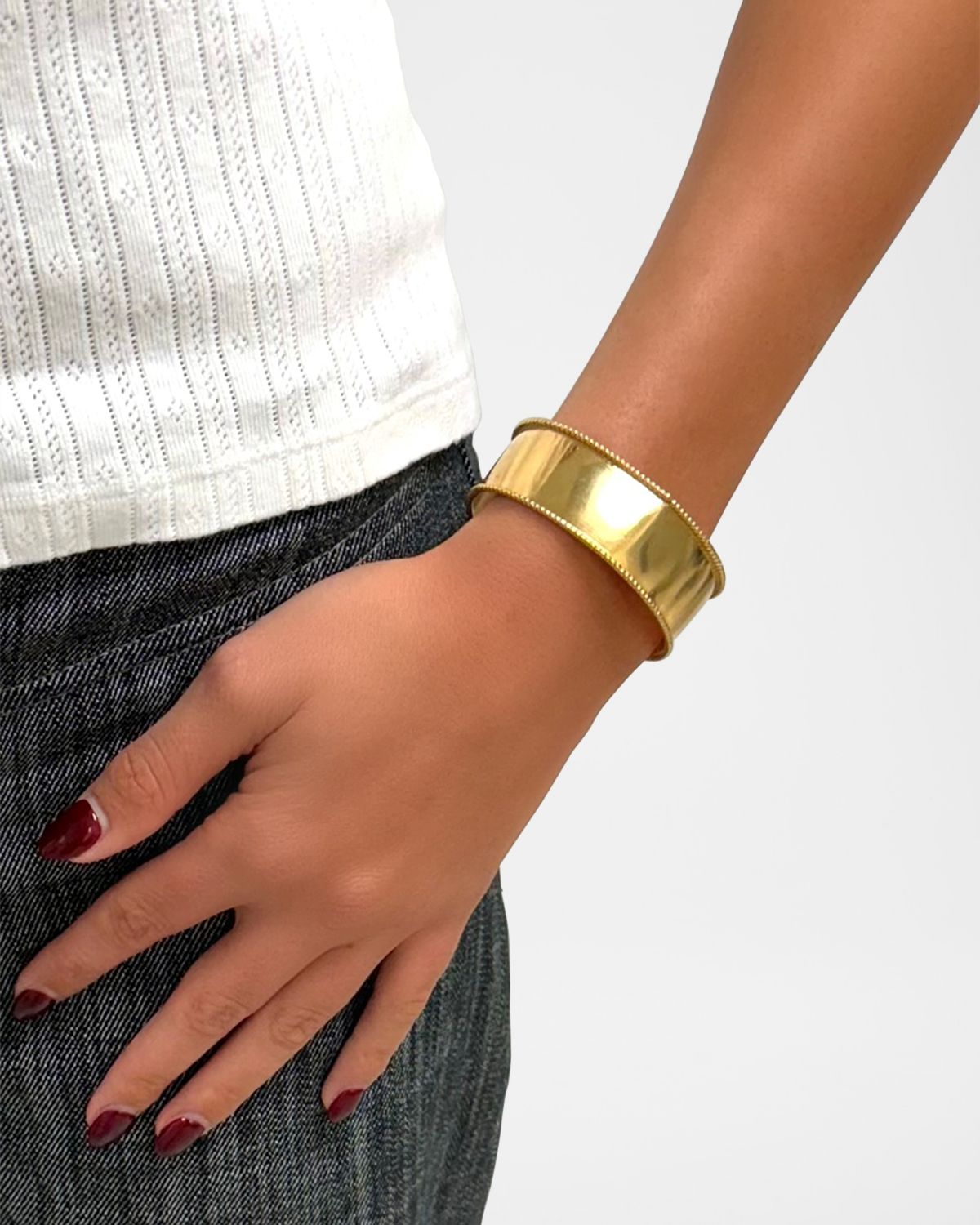 Dina Mackney Edged Cuff Bracelet