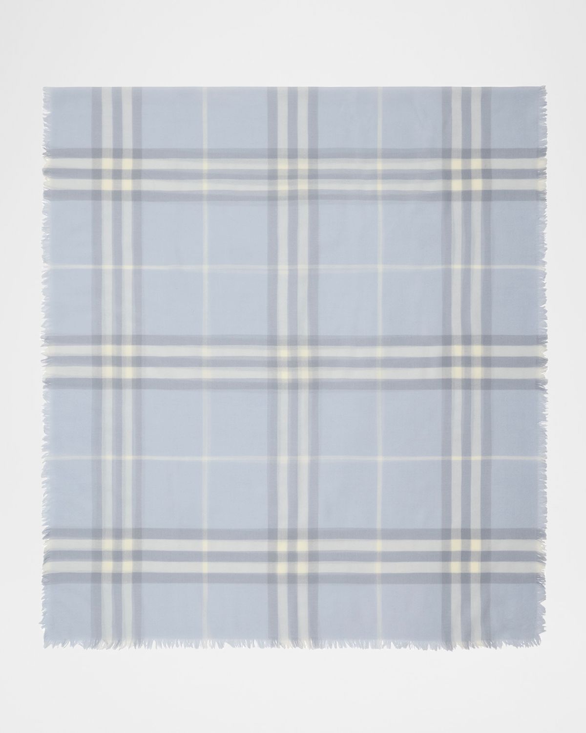 Burberry Giant Check Wool Scarf