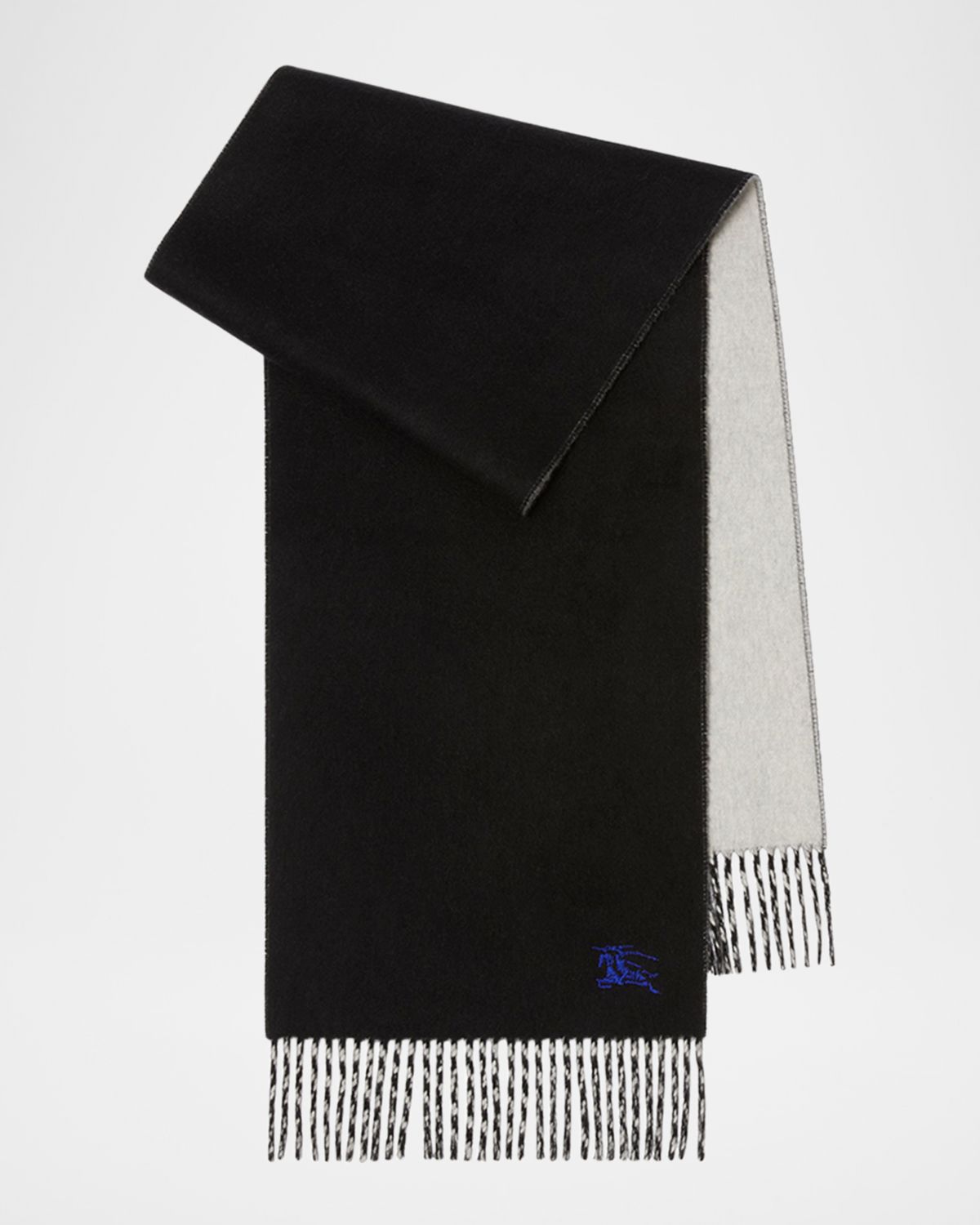 Burberry Cashmere Embroidered EKD Scarf