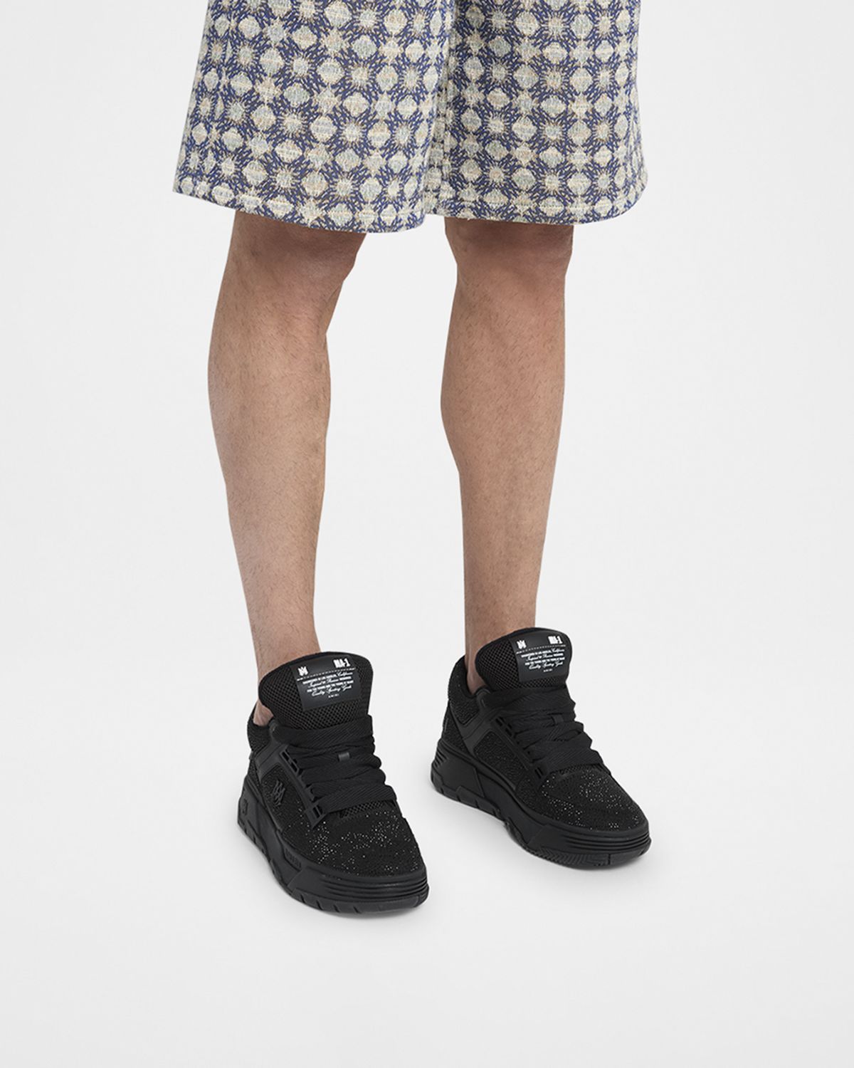 Amiri Men 's Crystal MA 1 Oversized Low-Top Sneakers