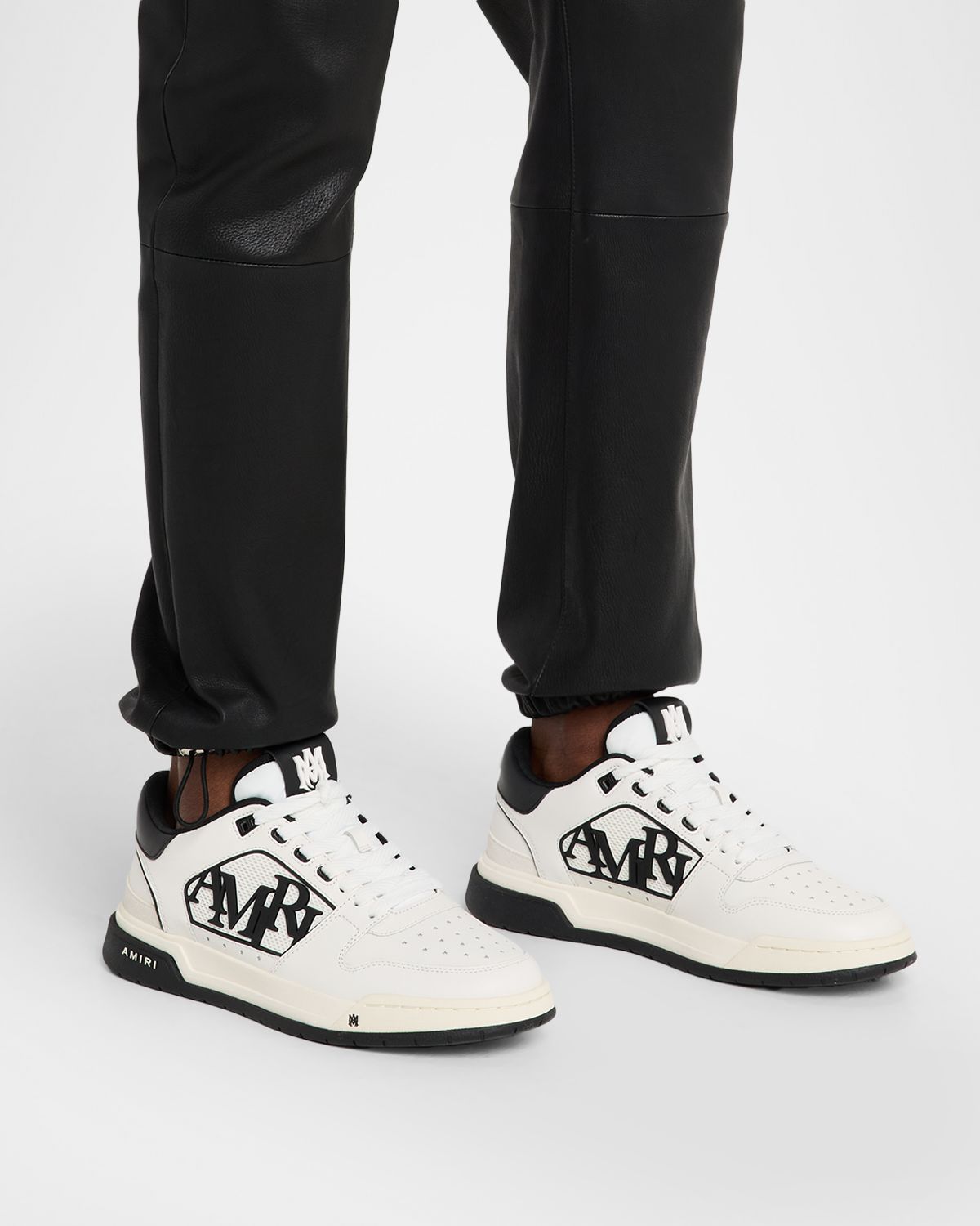 Amiri Men 's Classic Leather Logo Low-Top Sneakers