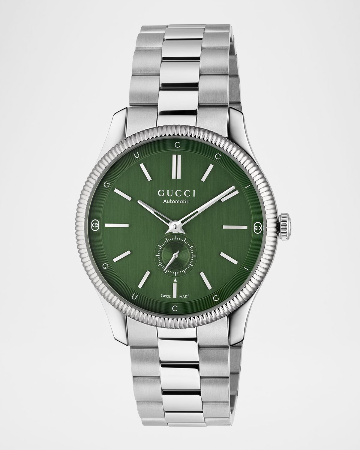 Gucci G Timeless 40mm Stainless Steel Bracelet Watch