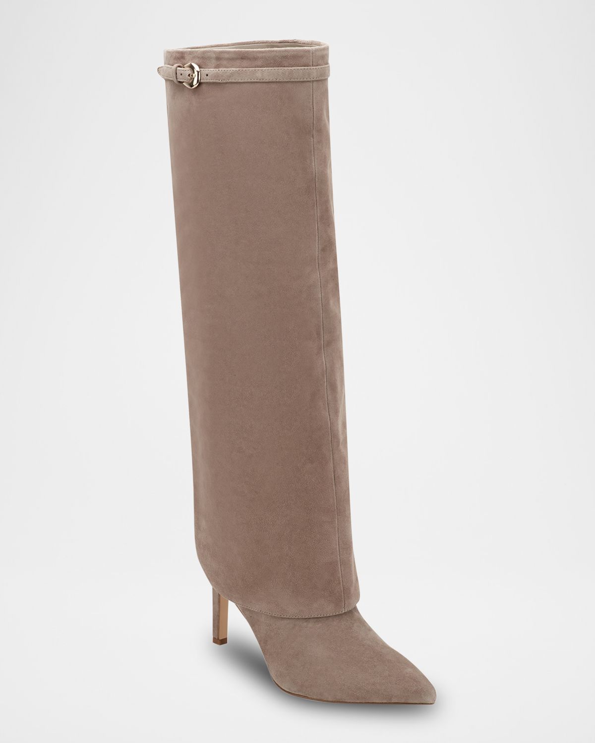 Marc Fisher LTD Naples Suede Foldover Knee-High Boots | Thumbnail 4