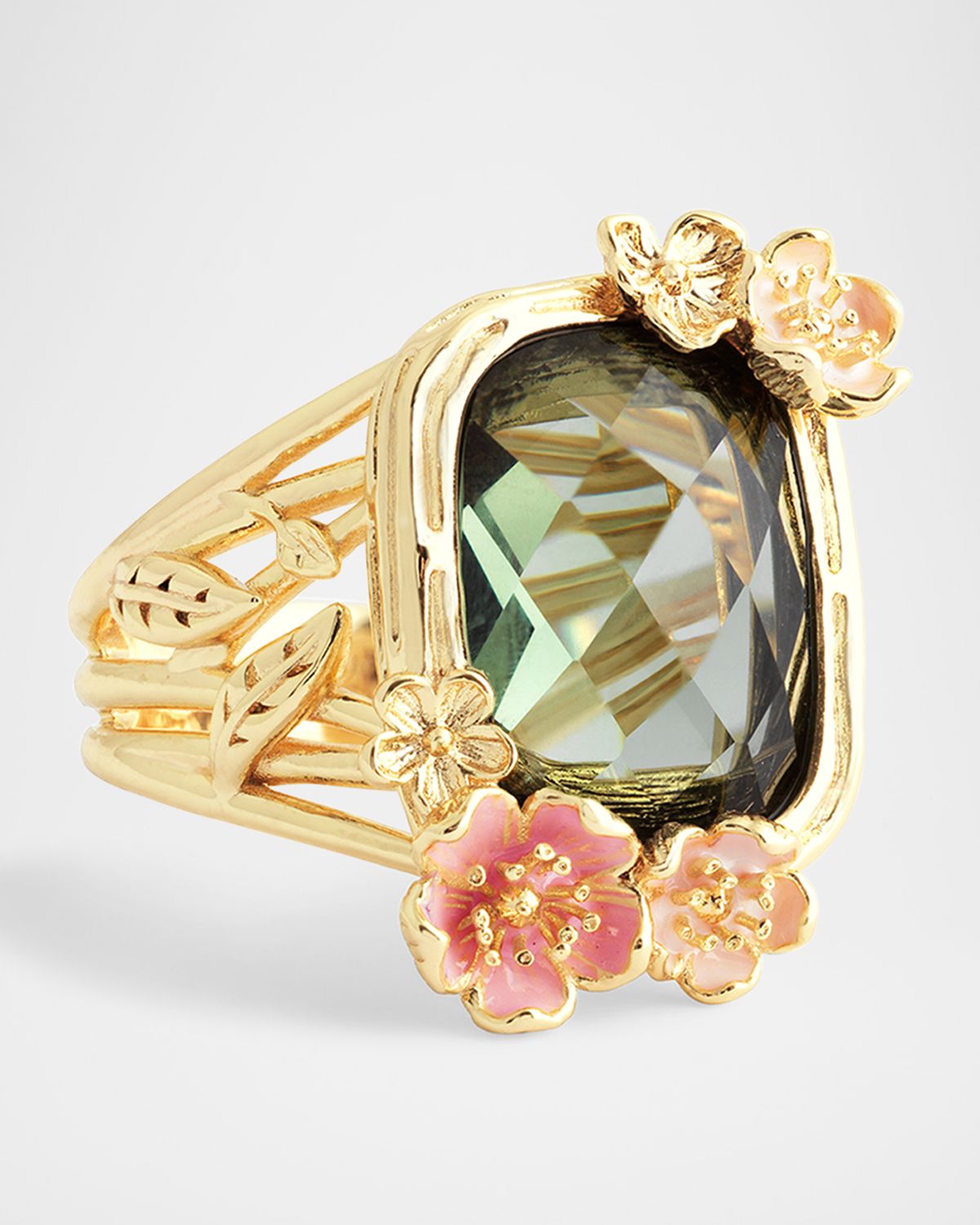 Anabel Aram Jewelry Wildflowers Stone Statement Ring