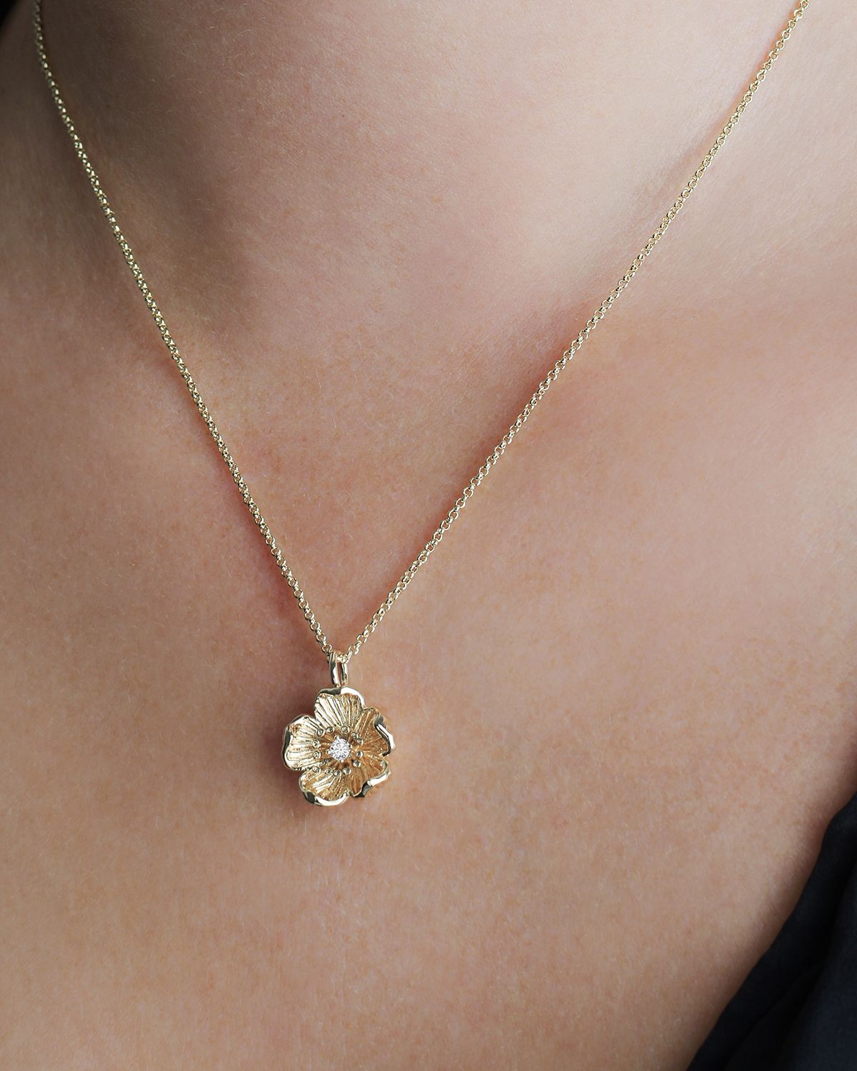 Anabel Aram Jewelry Wildflowers Pendant Necklace