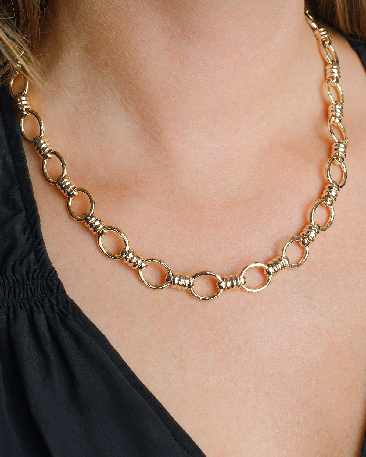 Anabel Aram Jewelry Neptune Chain Necklace