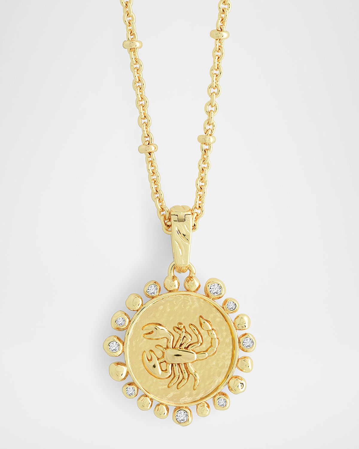 Anabel Aram Jewelry Zodiac Pendant Necklace