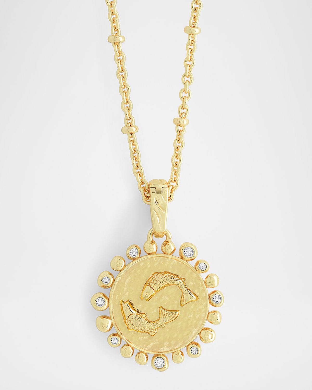 Anabel Aram Jewelry Zodiac Pendant Necklace