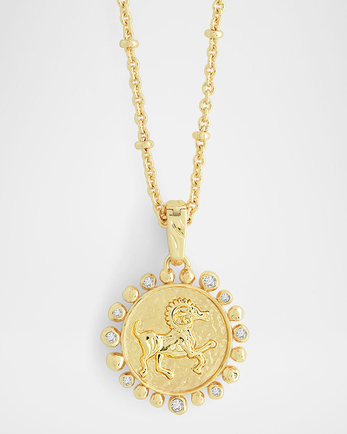 Anabel Aram Jewelry Zodiac Pendant Necklace