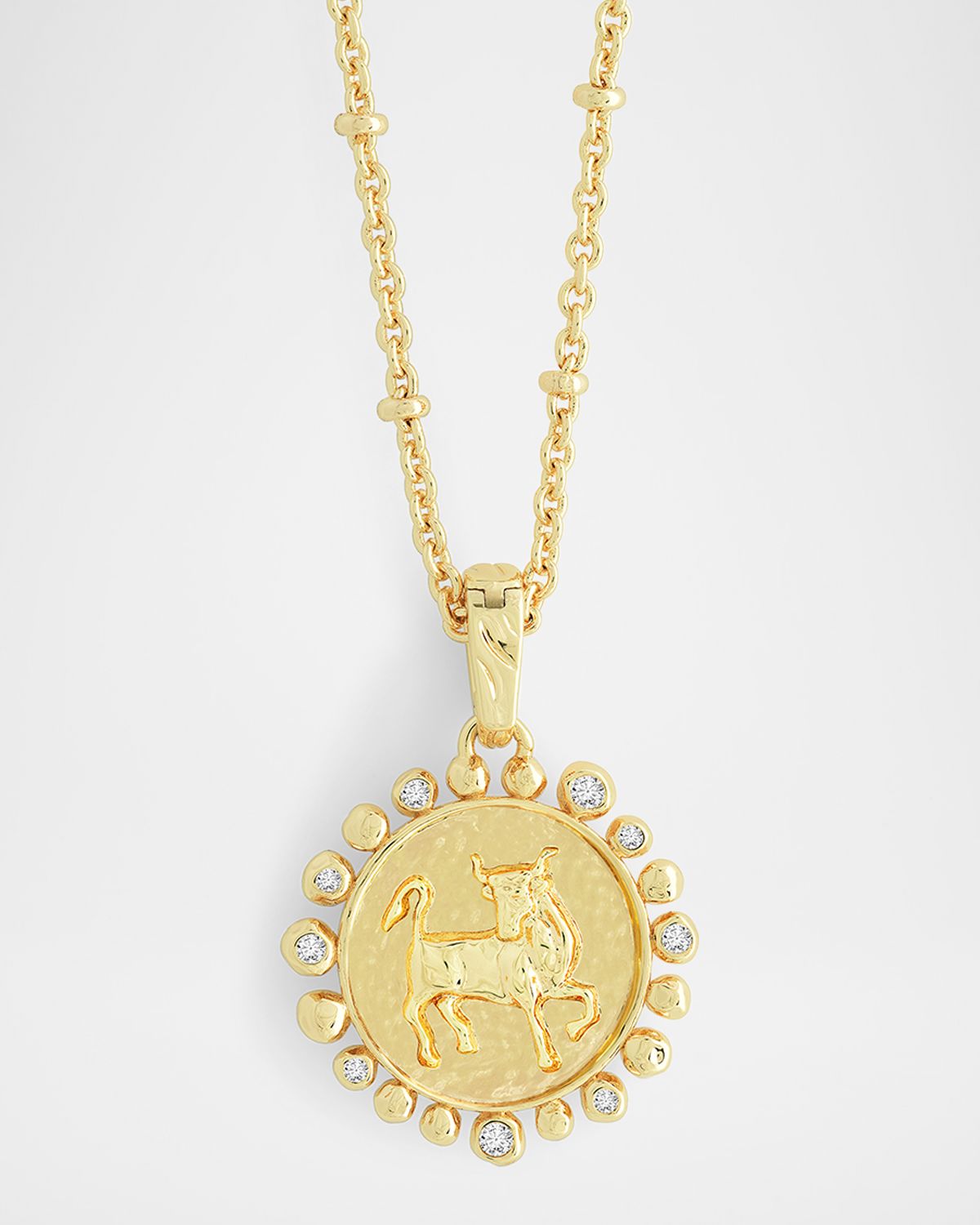 Anabel Aram Jewelry Zodiac Pendant Necklace