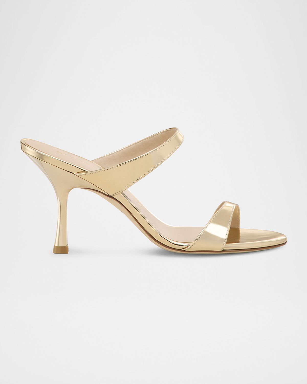 Stuart Weitzman Nudist Metallic Leather Slide Sandals | Thumbnail 5 Stuart Weitzman Nudist Metallic Leather Slide Sandals | Thumbnail 5