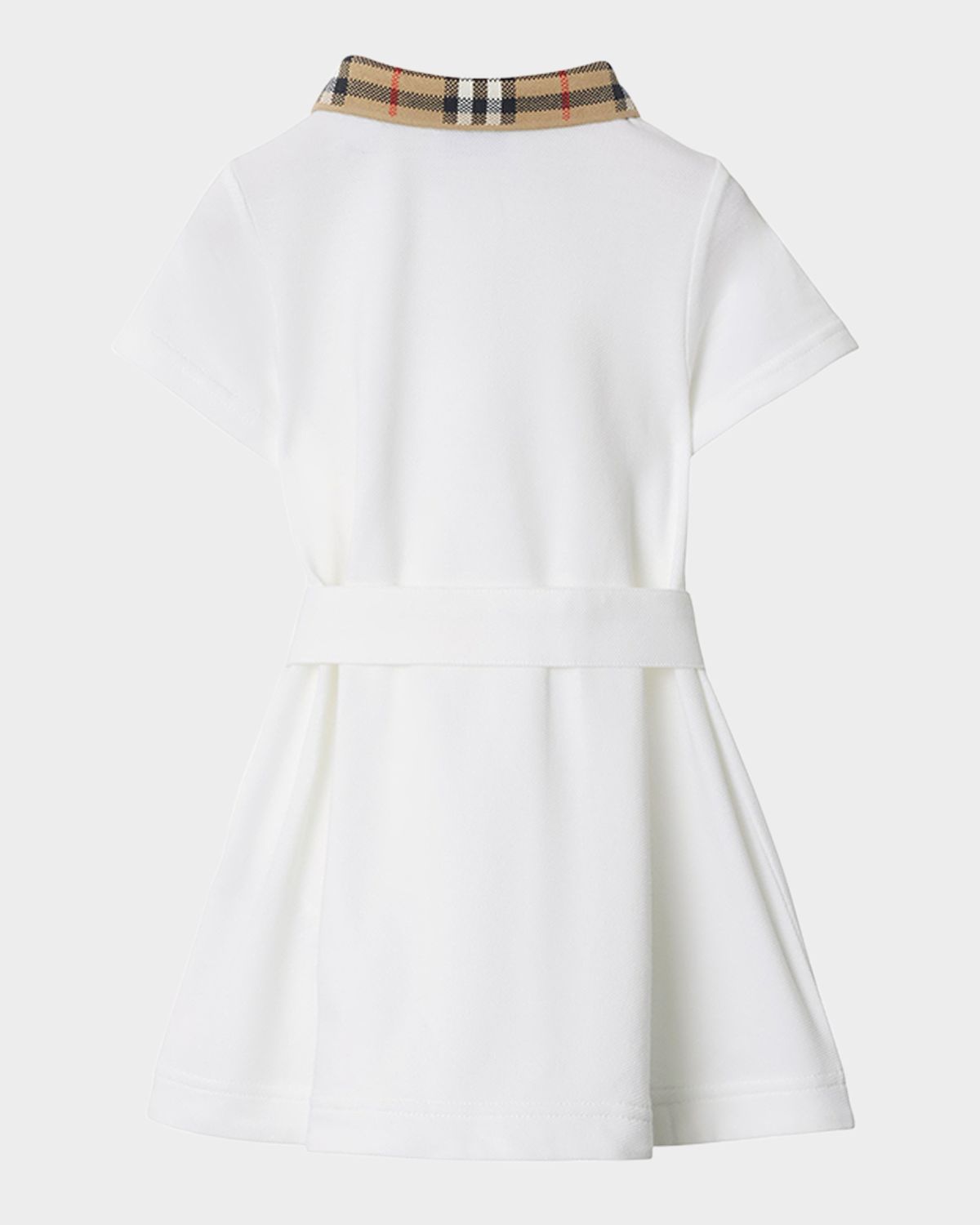 Burberry Girl 's Astrid Check Polo Shirtdress