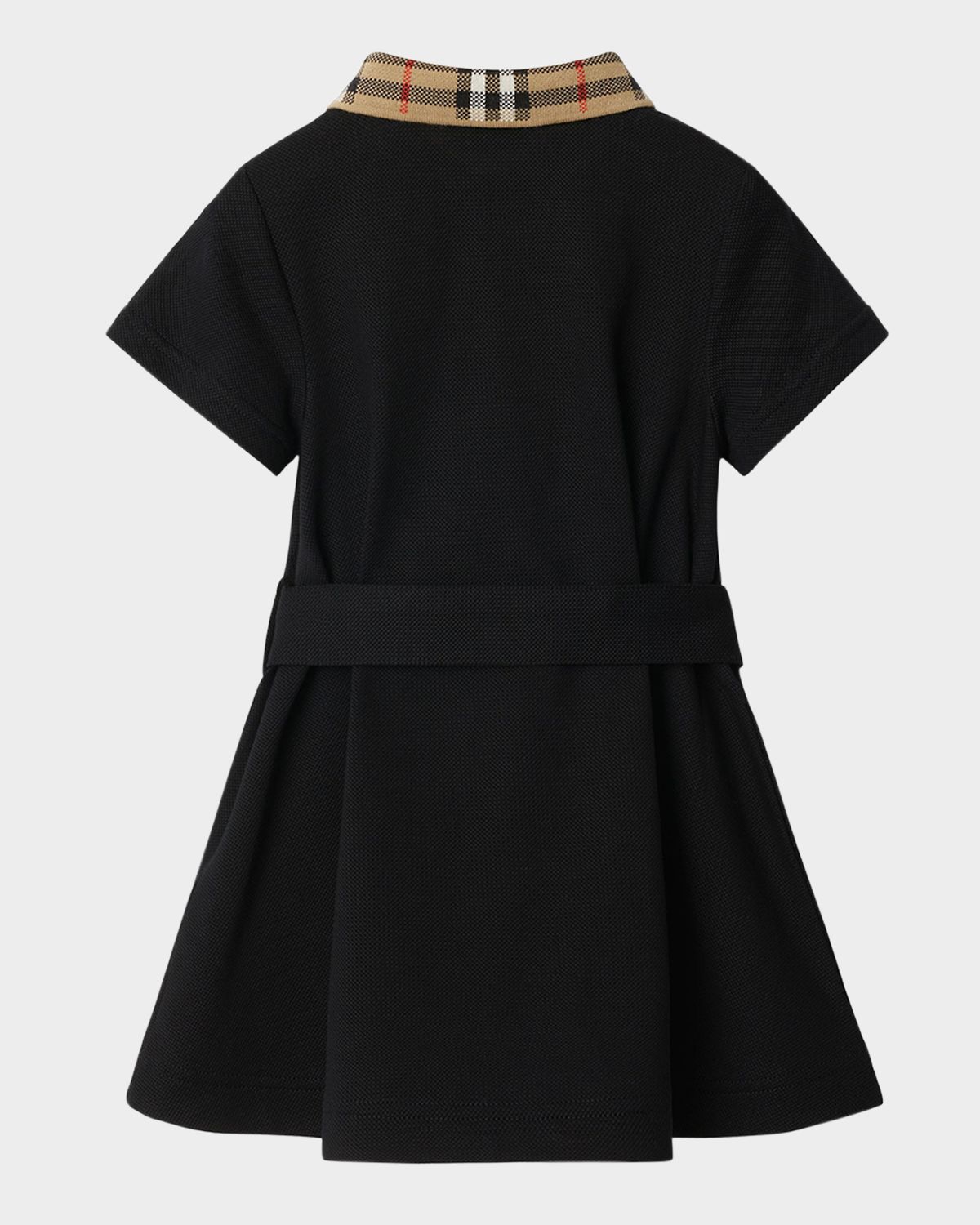 Burberry Girl 's Astrid Check Polo Shirtdress