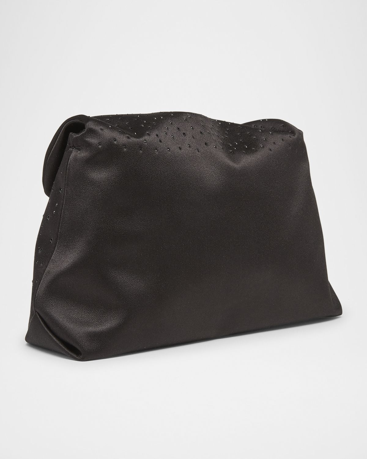 Roger Vivier Bouquet Rhinestone Satin Shoulder Bag