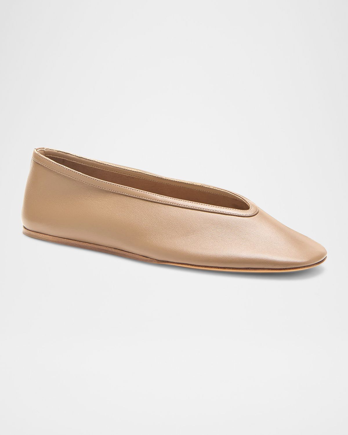 Le Monde Beryl Luna Leather Ballerina Flats