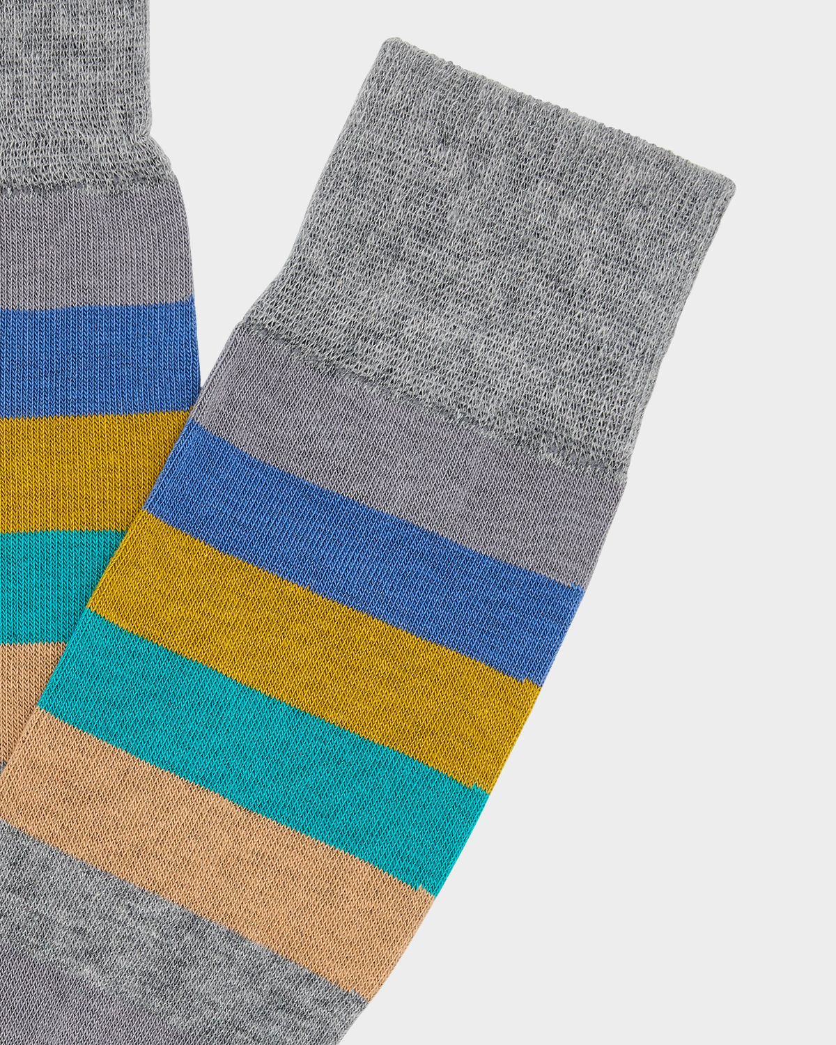 Paul Smith Men 's Kit Color-Block Stripe Crew Socks