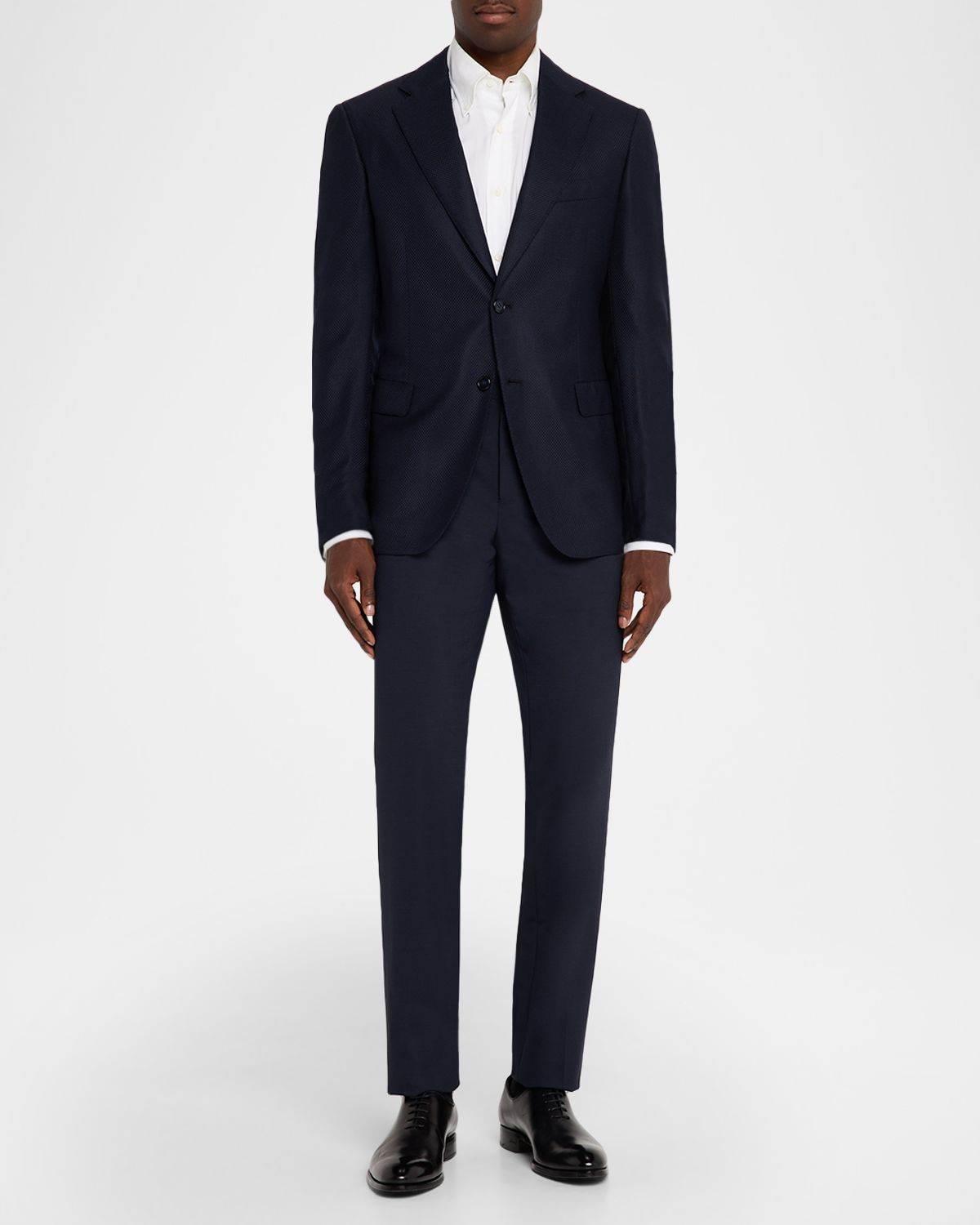 Brioni Men 's Wool Hopsack Single-Breasted Blazer