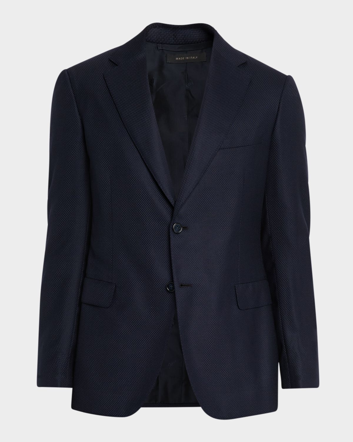 Brioni Men 's Wool Hopsack Single-Breasted Blazer