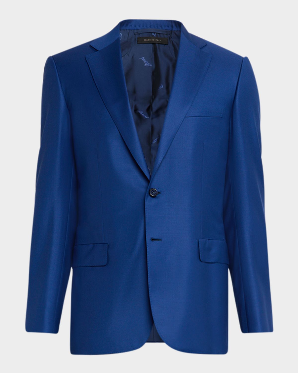 Brioni Men 's Solid Blue Classic Suit