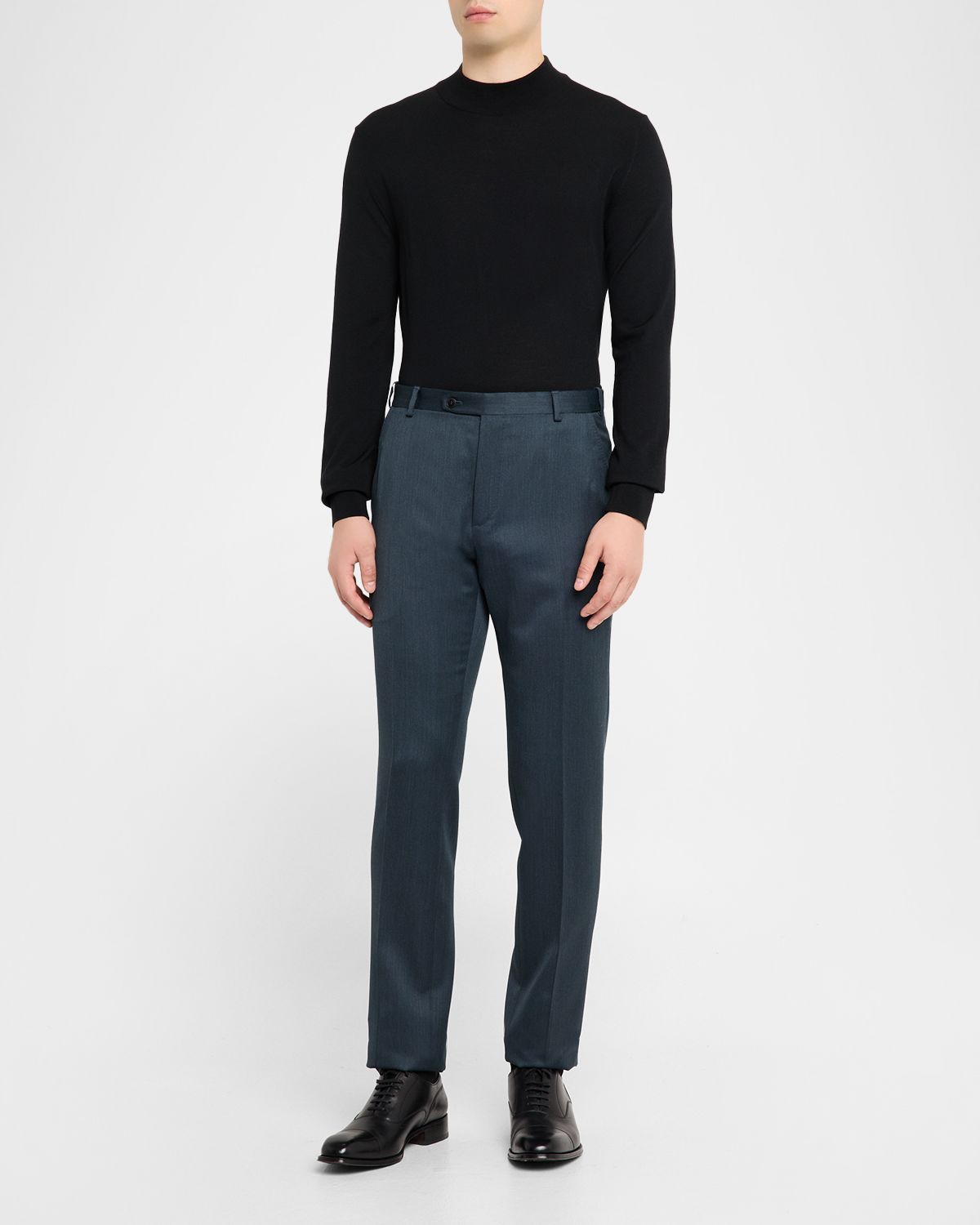 Brioni Men 's Journey Flat-Front Trousers