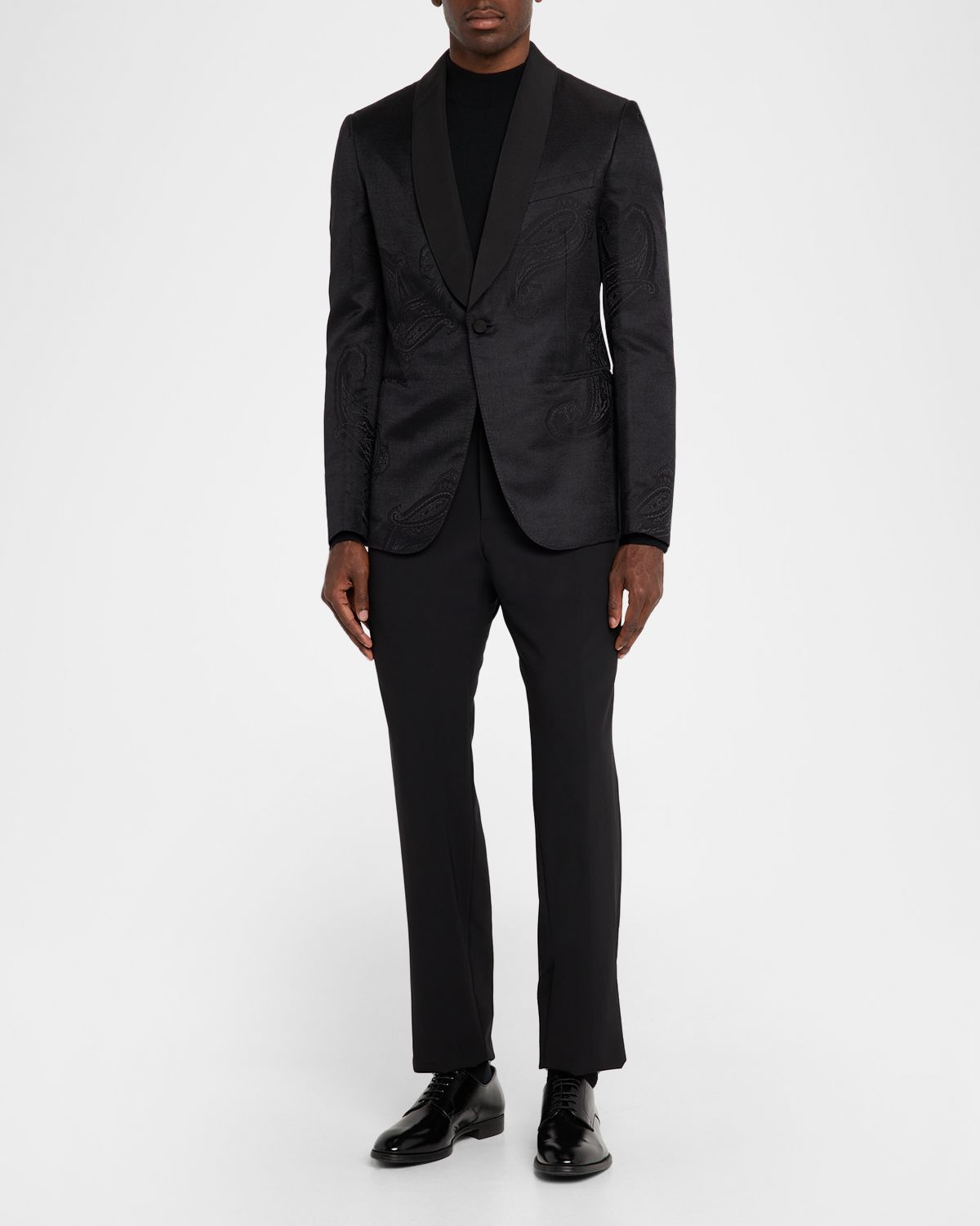 Brioni Men 's Paisley Jacquard Single-Breasted Blazer