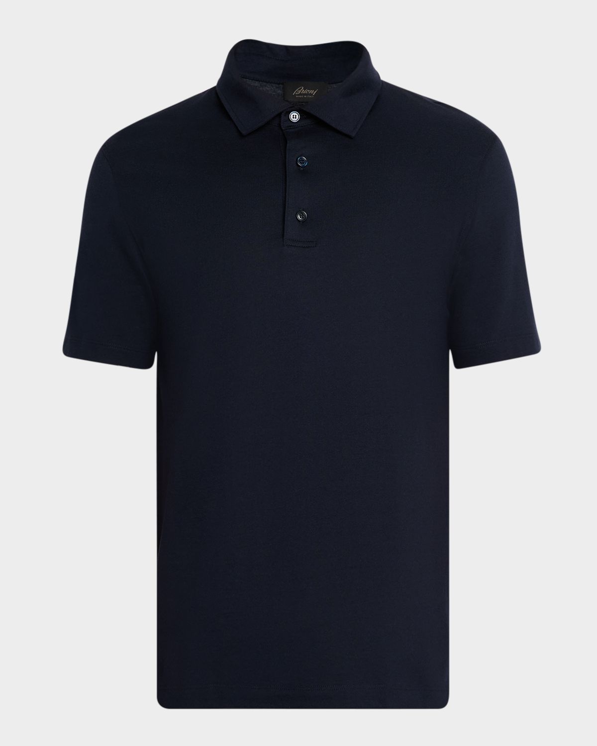 Brioni Men 's Cotton and Cashmere Polo Shirt