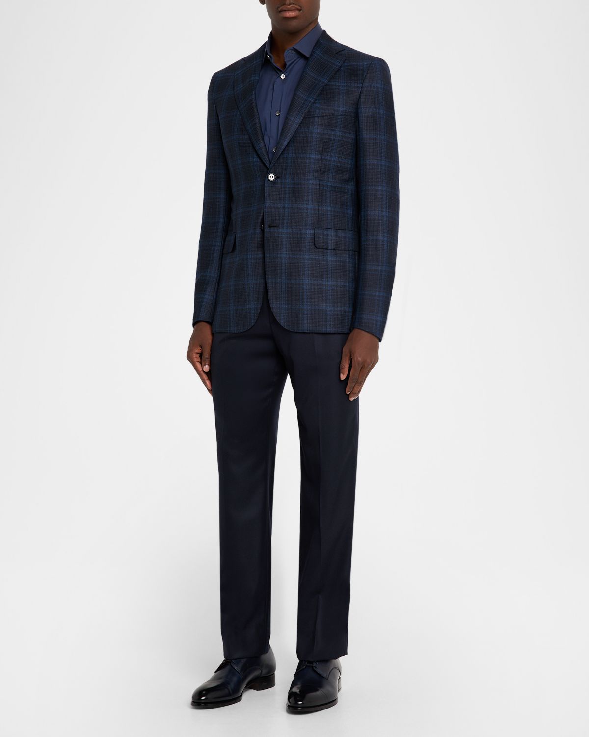 Brioni Men 's Asolo Wool-Cashmere Drawstring Pants