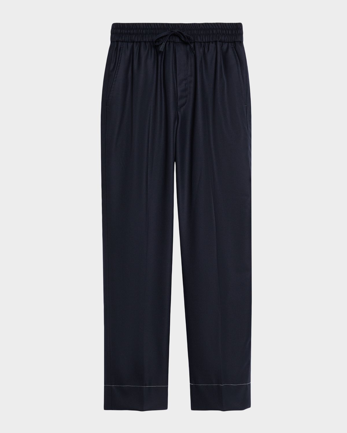 Brioni Men 's Asolo Wool-Cashmere Drawstring Pants
