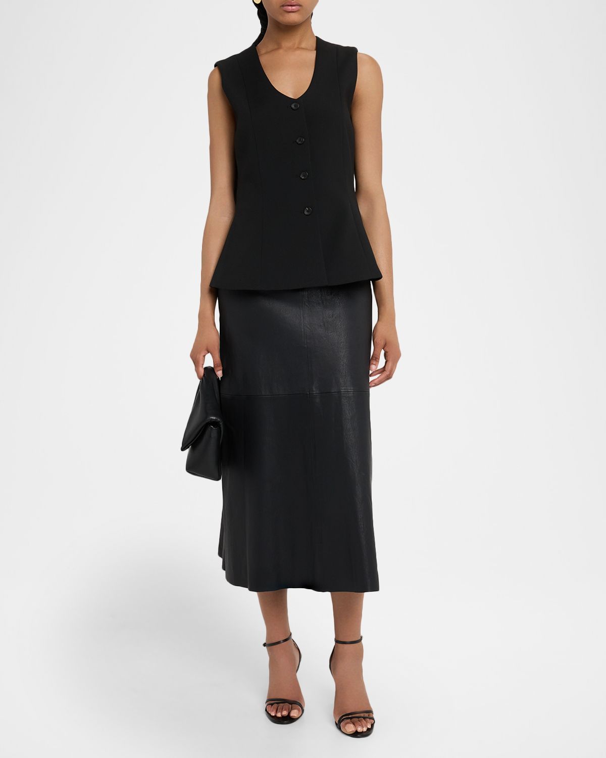 By Malene Birger Merlin Tailored Flare-Hem Waistcoat