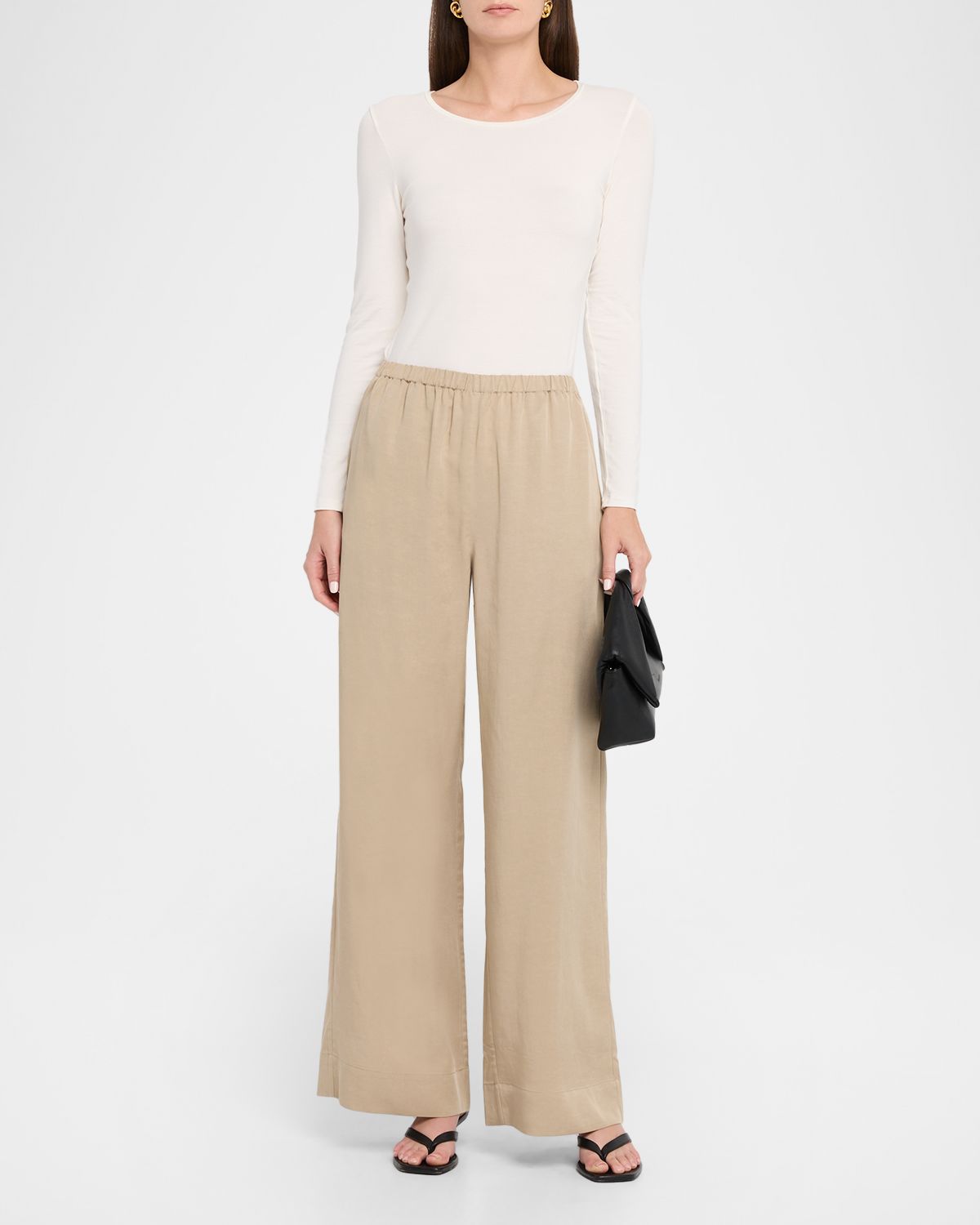 By Malene Birger Cabello Relaxed Wide-Leg Trousers