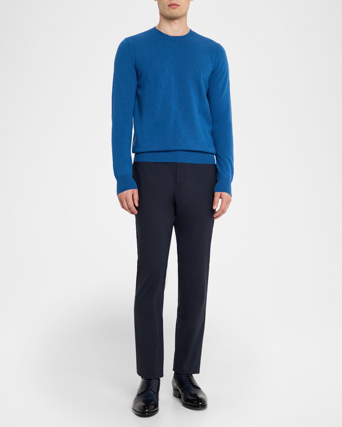 Isaia Men 's Classic-Fit Cashmere Crewneck Sweater