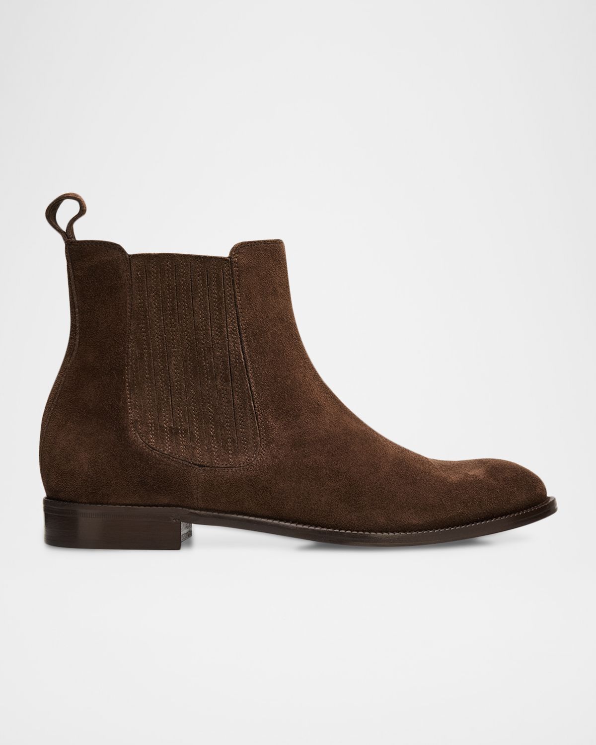Bergdorf Goodman Men 's Suede Paneled-Gore Chelsea Boots | Thumbnail 7 Bergdorf Goodman Men 's Suede Paneled-Gore Chelsea Boots | Thumbnail 7