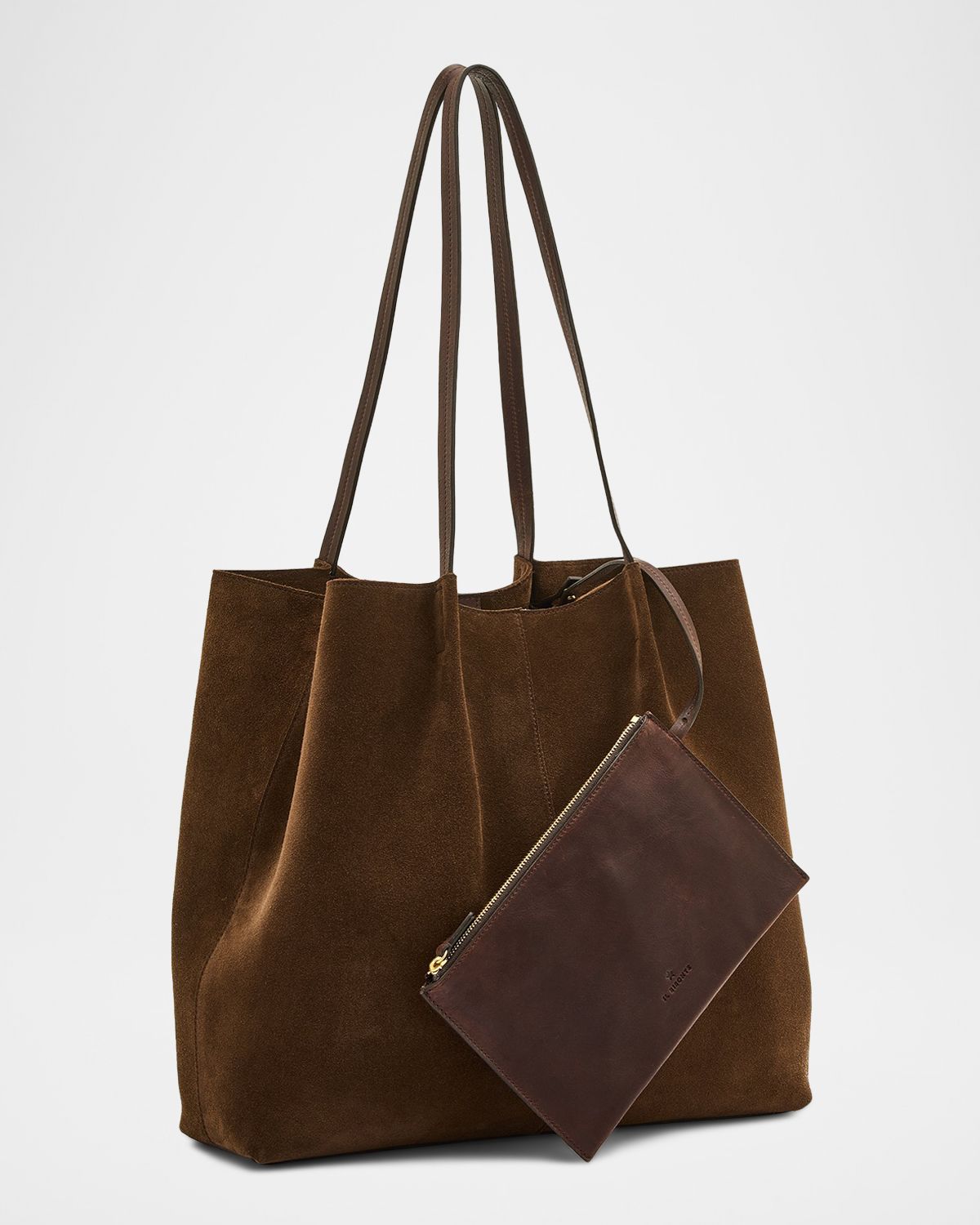 Il Bisonte Nina Pleated Suede Tote Bag | Thumbnail 3