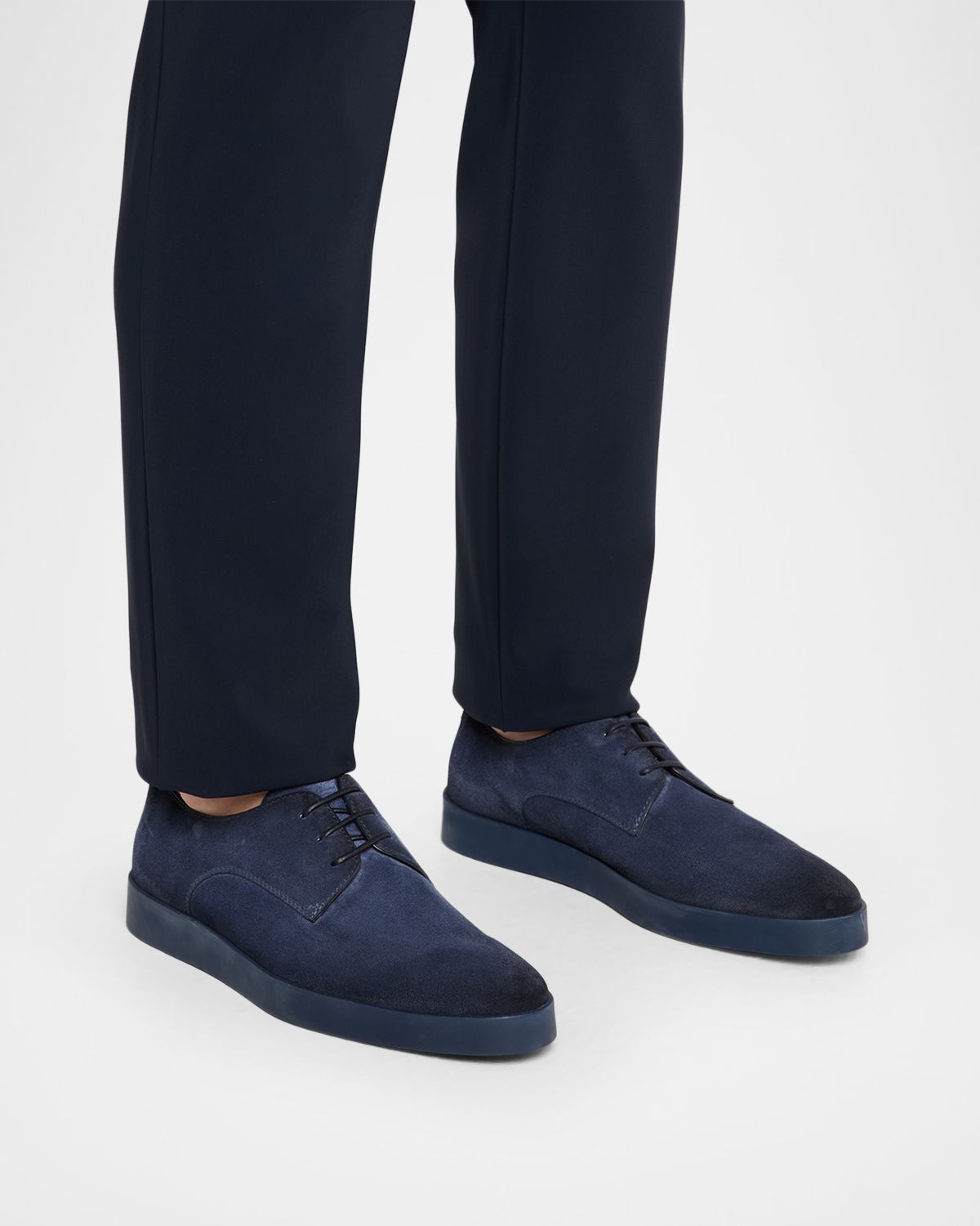 Santoni Men 's Dilate-B Suede Derby Shoes