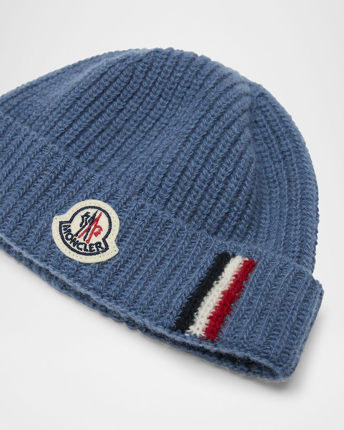 Moncler Boy 's Wool Knit Logo Beanie