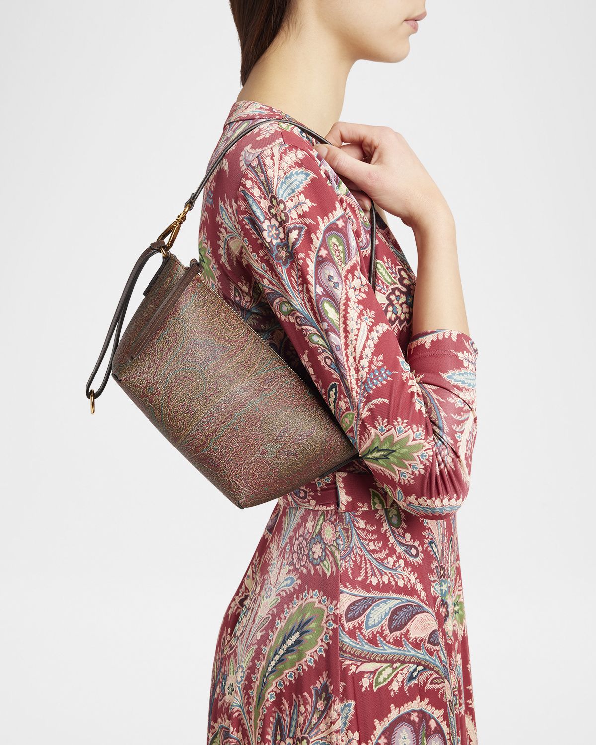 Etro Paisley Jacquard Mini Shoulder Bag
