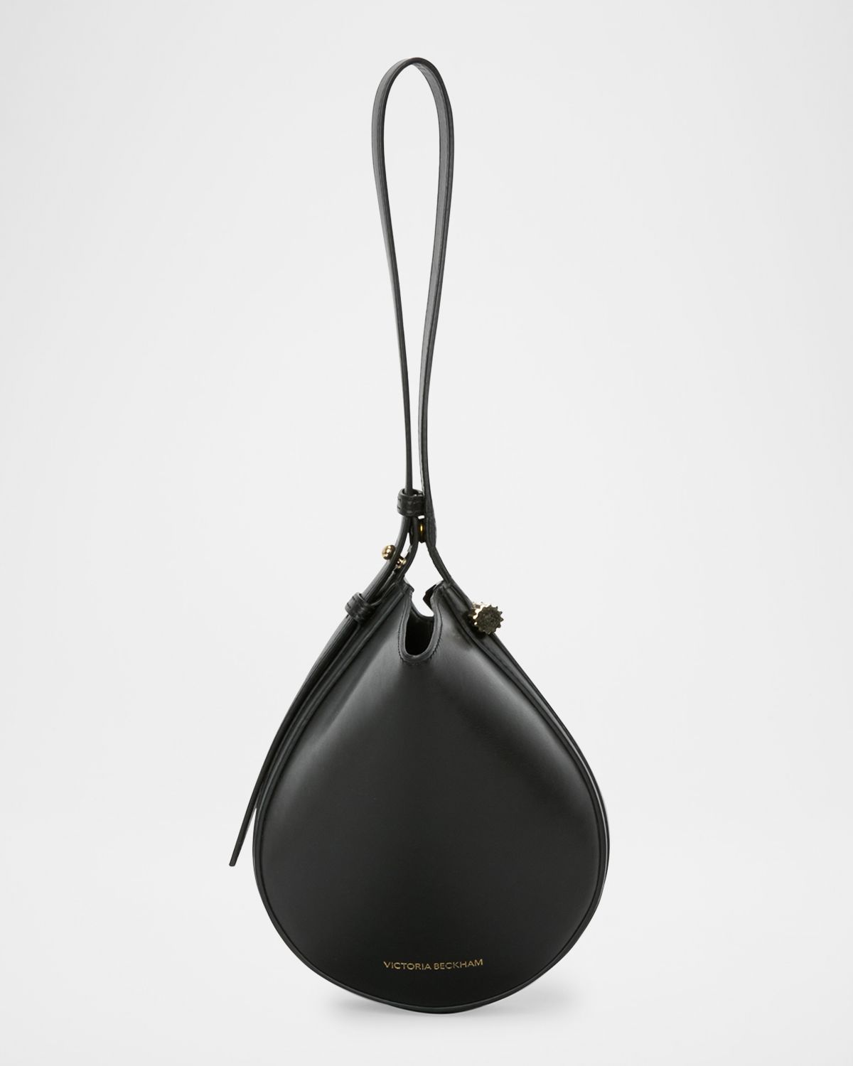 Victoria Beckham Mini Dia Leather Wristlet Pouch Bag