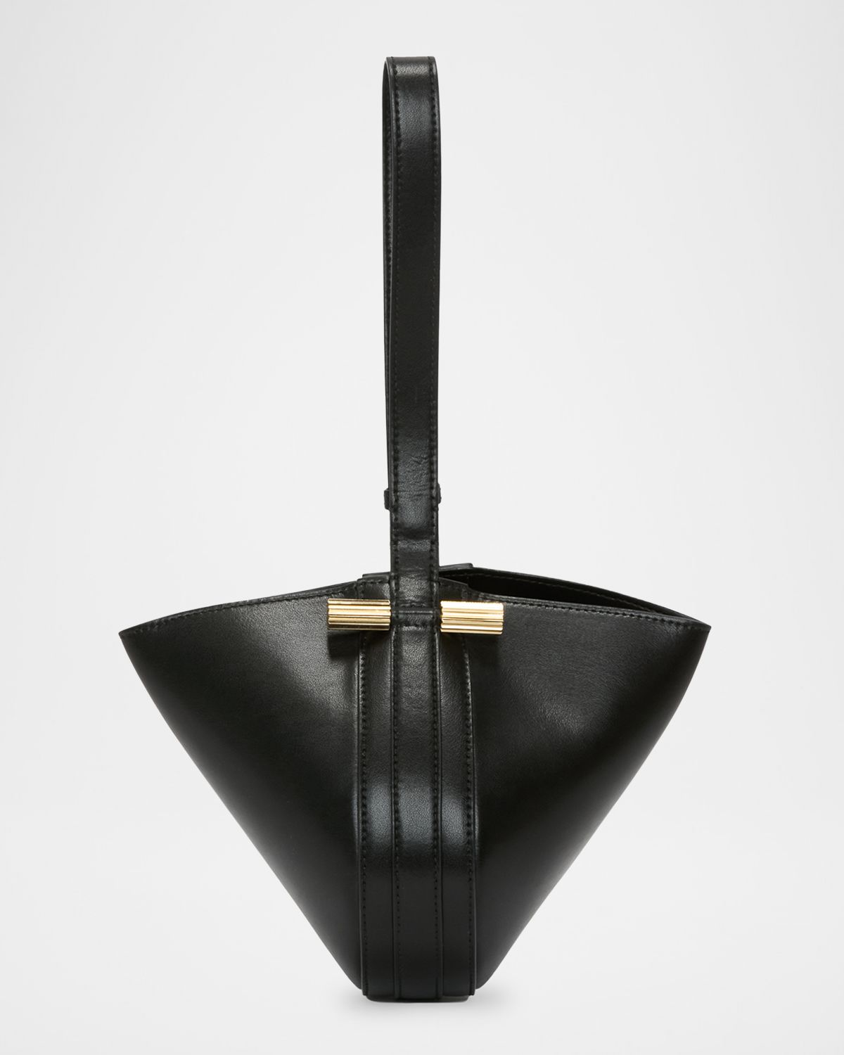 Victoria Beckham Mini Dia Leather Wristlet Pouch Bag