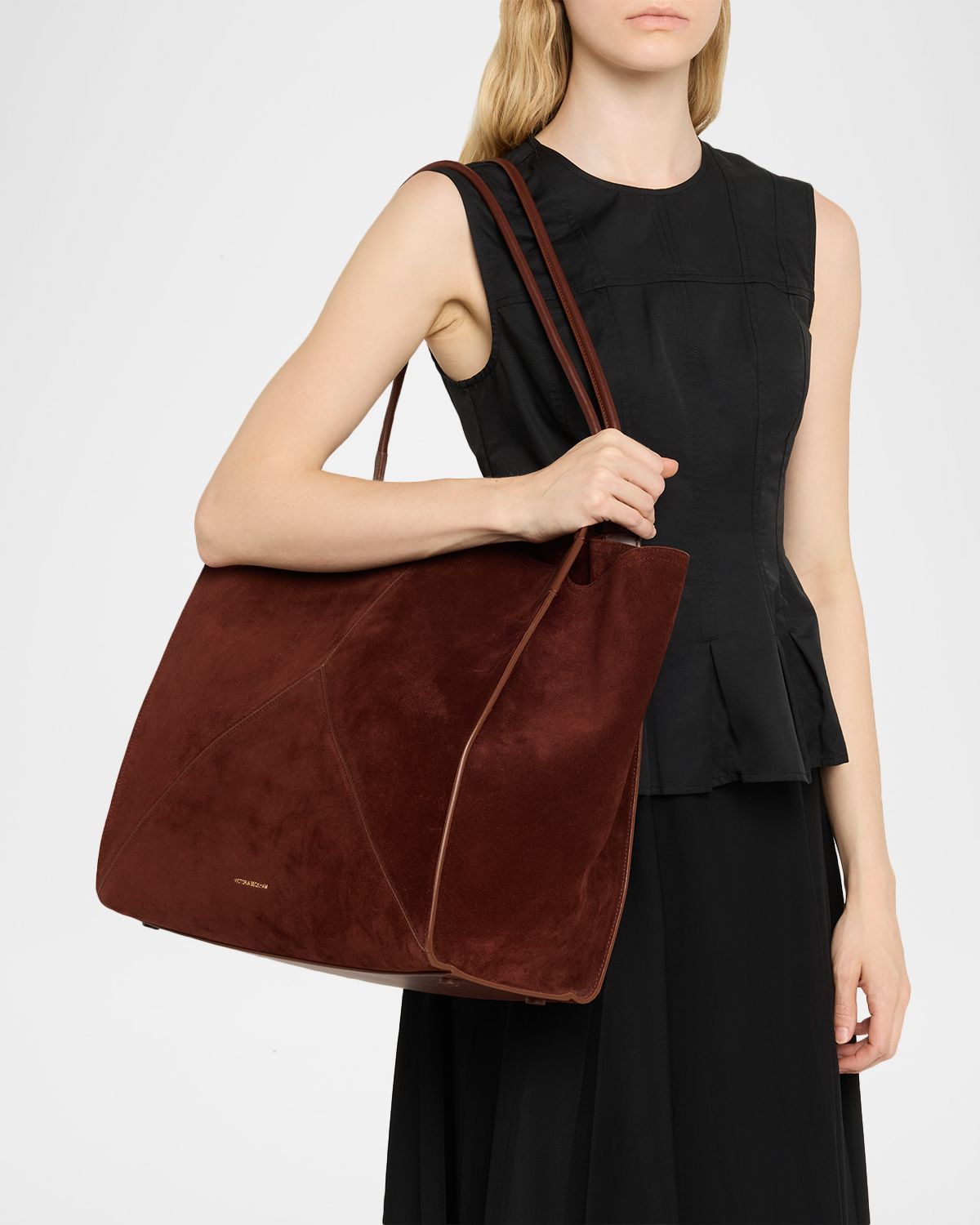 Victoria Beckham Victoria Suede Tote Bag