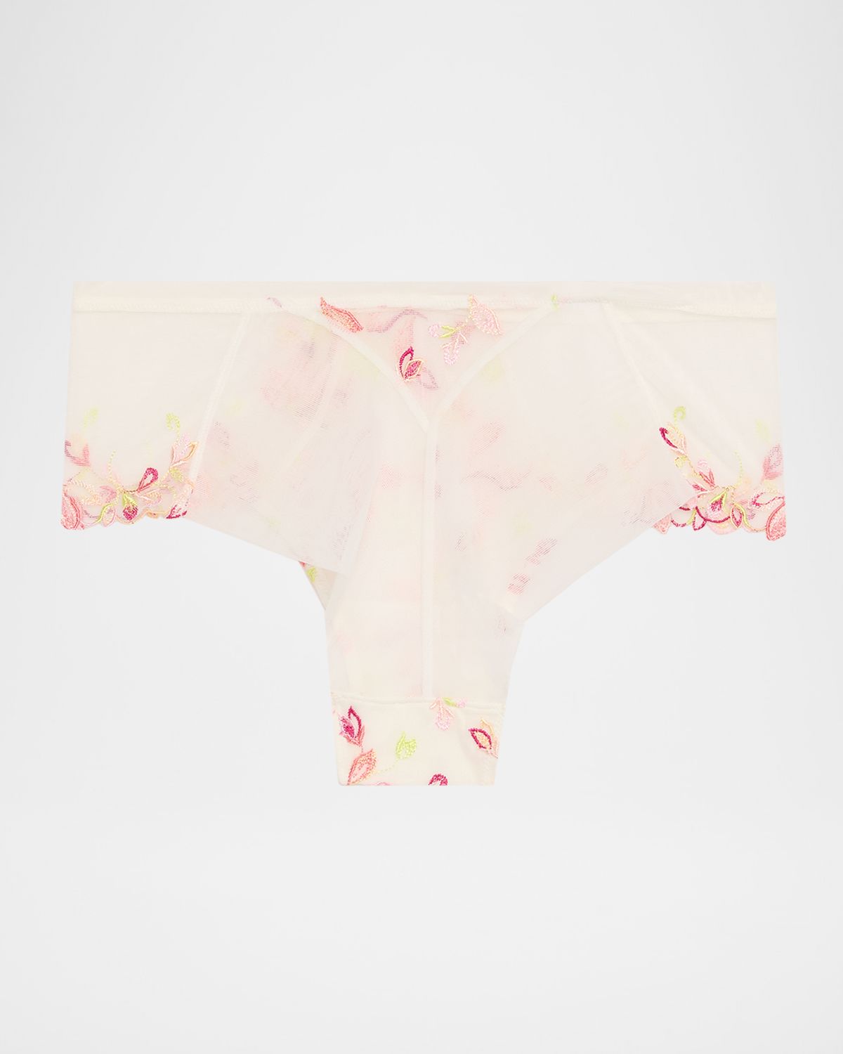 Lise Charmel Folie D 'Ete Floral-Embroidered Tulle Boyshorts