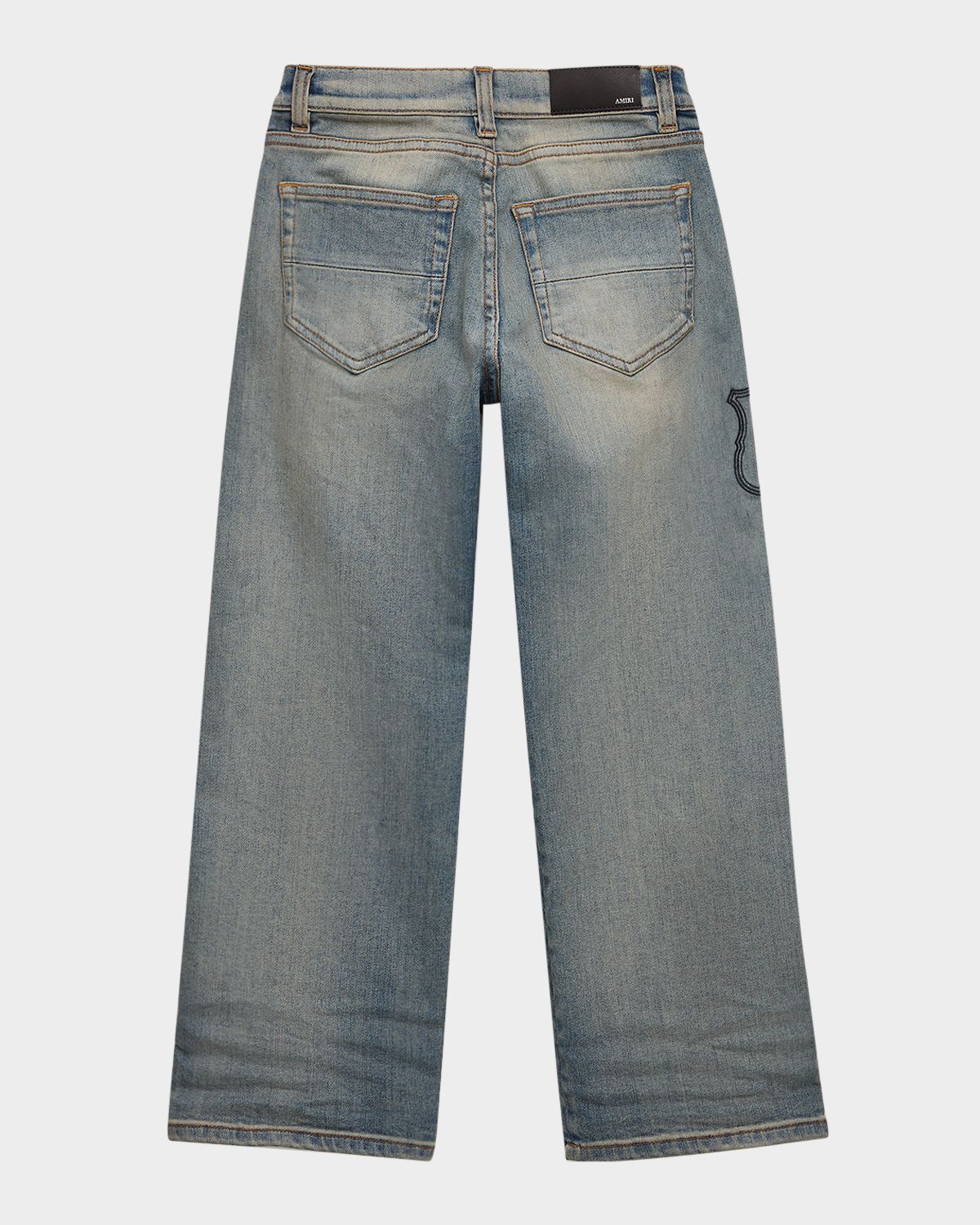 Amiri Kid 's Groovy Straight-Leg Denim Jeans, Size -12