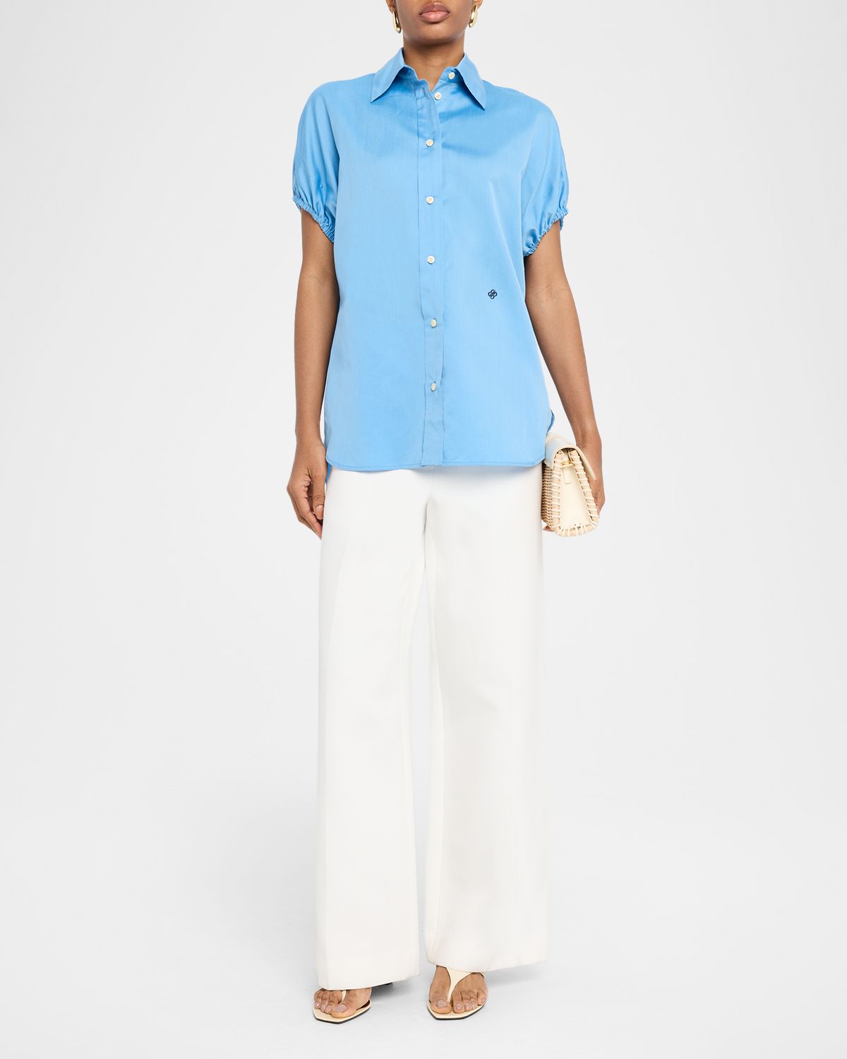 CALLAS Milano Lecce Cap-Sleeve Shirt