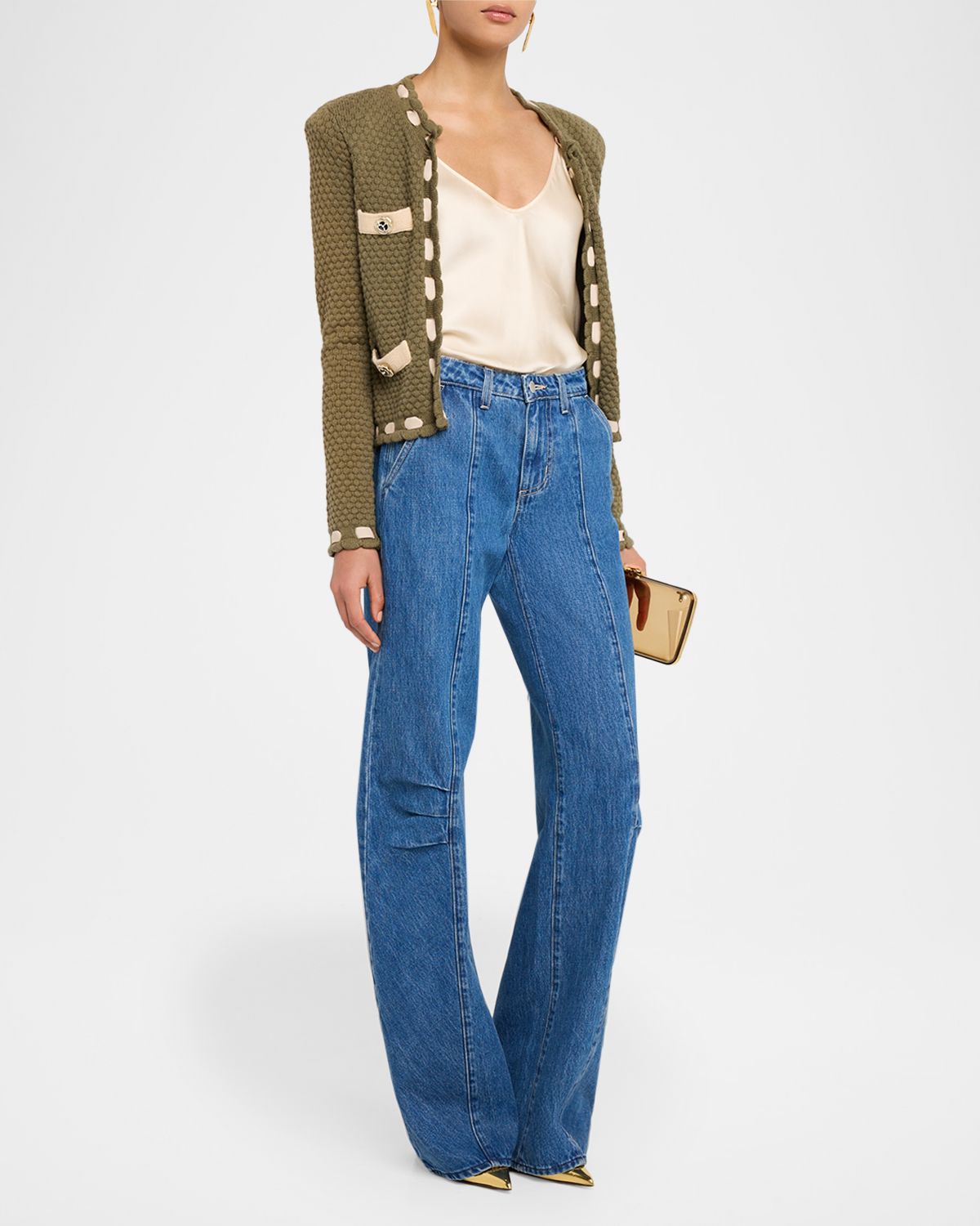 L 'Agence Zara High-Rise Rodeo Barrel Jeans