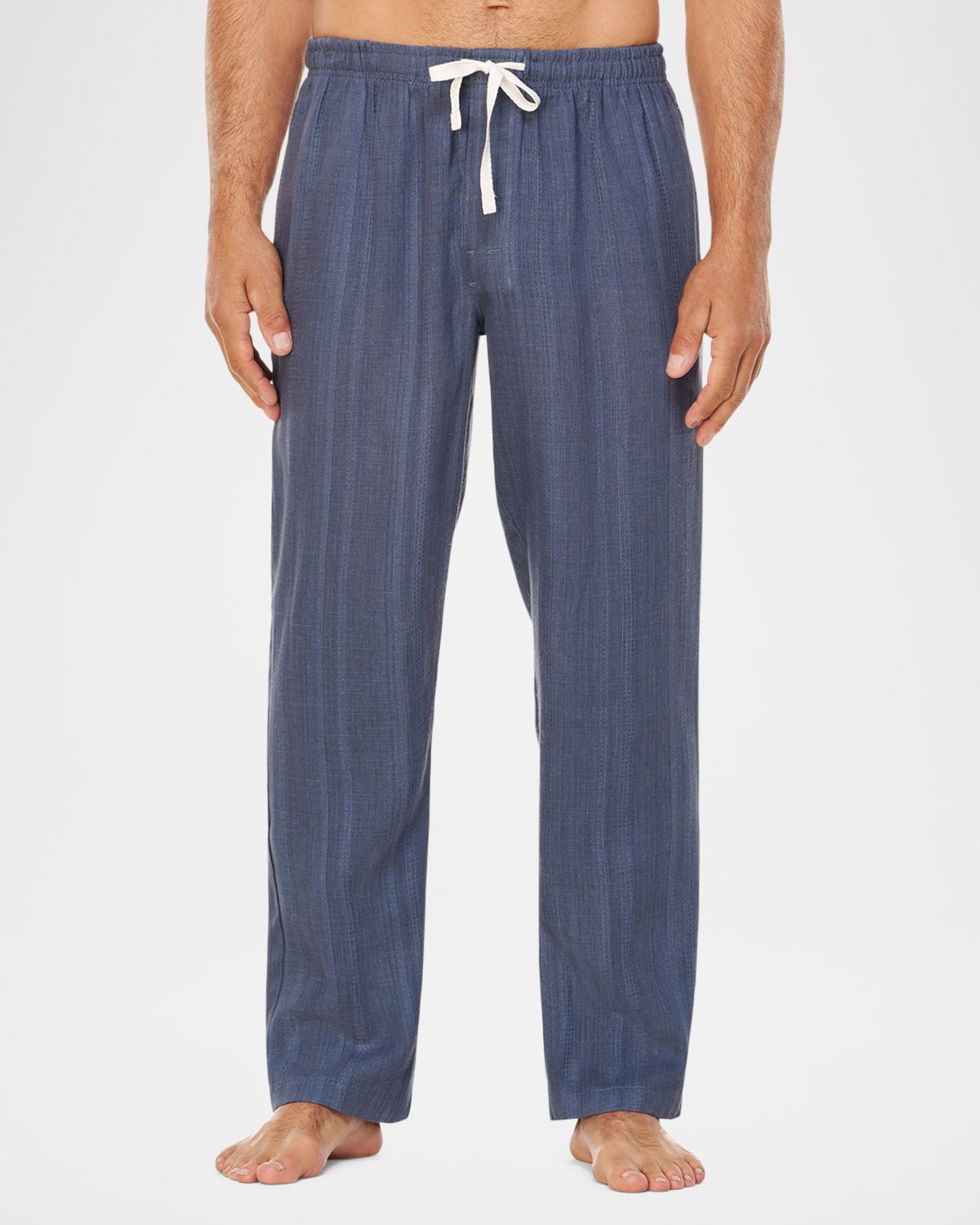 Majestic International Men 's Summer Woven Stripe Lounge Pants